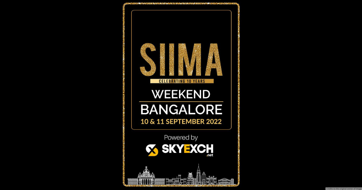 The 10th edition of South Indian International Movie Awards (SIIMA) 2022, powered by SkyExch.net